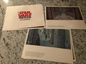 The Star Wars Portfolio By Ralph McQuarrie 1977 Print Set Production Paint JF30