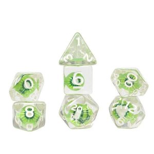 7-Die Set Fruit Slice: Kiwi By Sirius A Dice Inc.