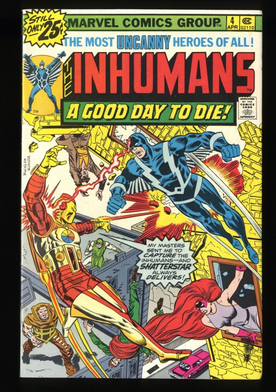 Inhumans #4 NM- 9.2