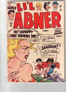 Al Capp's Li'l Abner Comics #67 (1948) Daisy Mae, Sadie Hawkins Day...