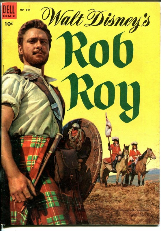 Rob Roy Four Color Comics #544 1954-Dell-Walt Disney film-Richard Todd-VG+