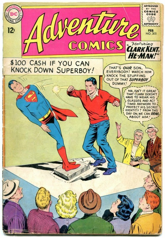 Adventure Comics #305 1963- Superboy- Legion --poor