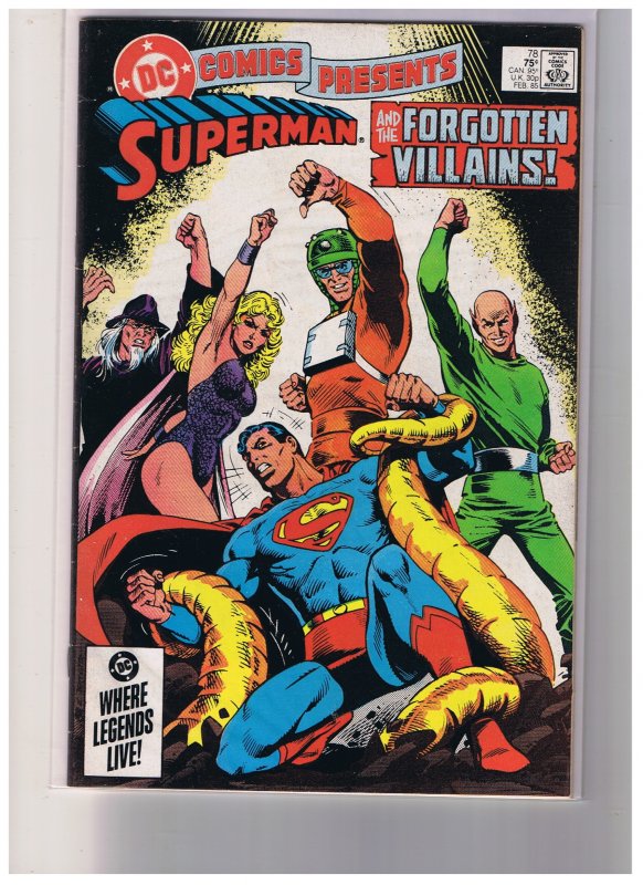 DC Comics Presents #  78 VF+