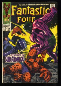 Fantastic Four #76 VG 4.0 Silver Surfer Galactus!