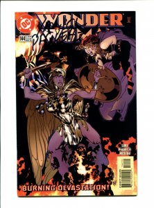 Wonder Woman #144 - Signed Yanick Paquette / Debut Golden Armor (9.2) 1999