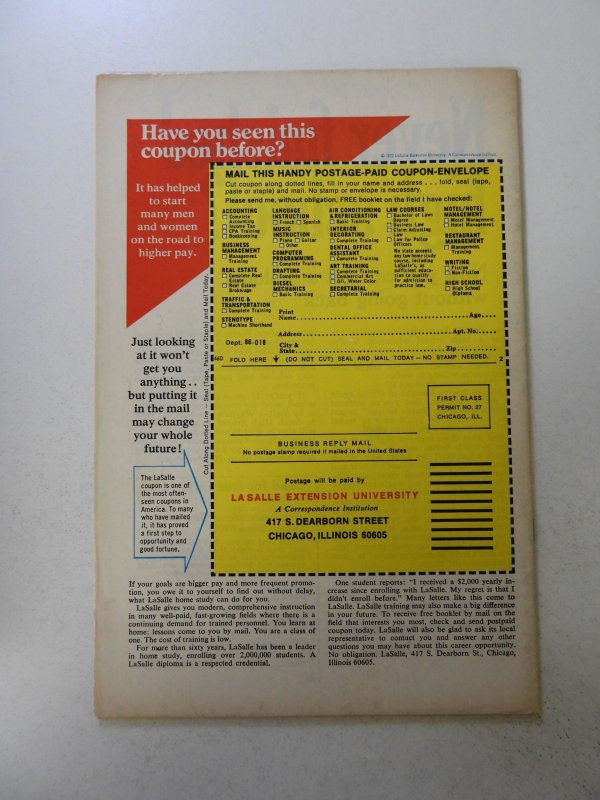 The Avengers #109 (1973) VF- condition