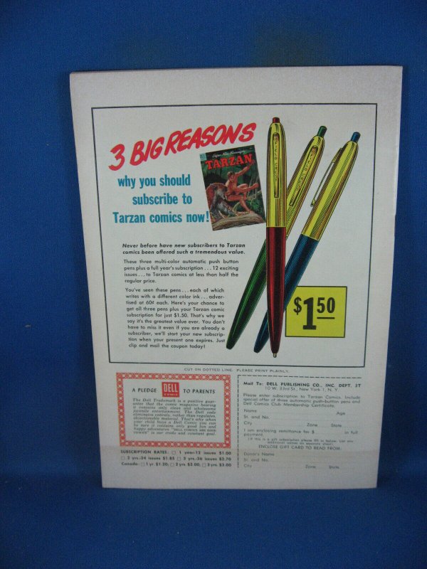 ERB TARZAN 66 F VF  DELL 1955