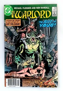 Warlord 107 (1986) Bondage Cover! Rare Newsstand Variant Edition Viking Saga DCU