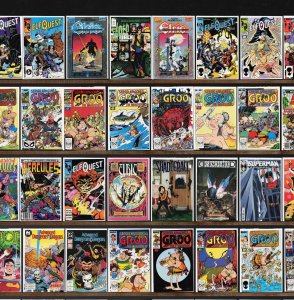 Huge Lot 150+ Comics with Elfquest, Action Comics Weekly, Hercules & More!