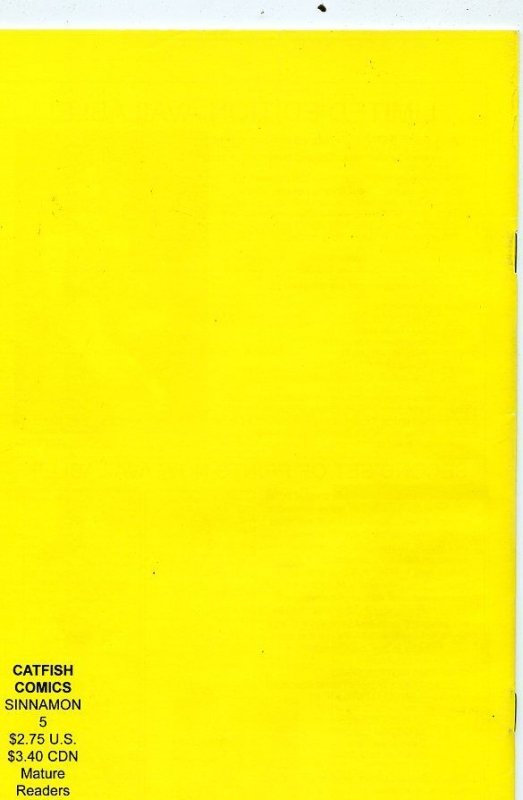 Catfish Comics Sinnamon #5 (1996)Adult Comic Book Grade VF+ 8.5