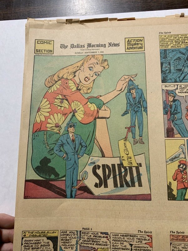 The Spirit Comic Book Section Spetember 7 1941 - April 15 1942 12 Total Complete
