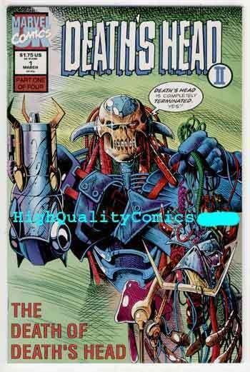 DEATH'S HEAD II #1 2 3, NM+, Marvel, 1992, Sci-Fi, Aliens, Blood, Liam Sharp