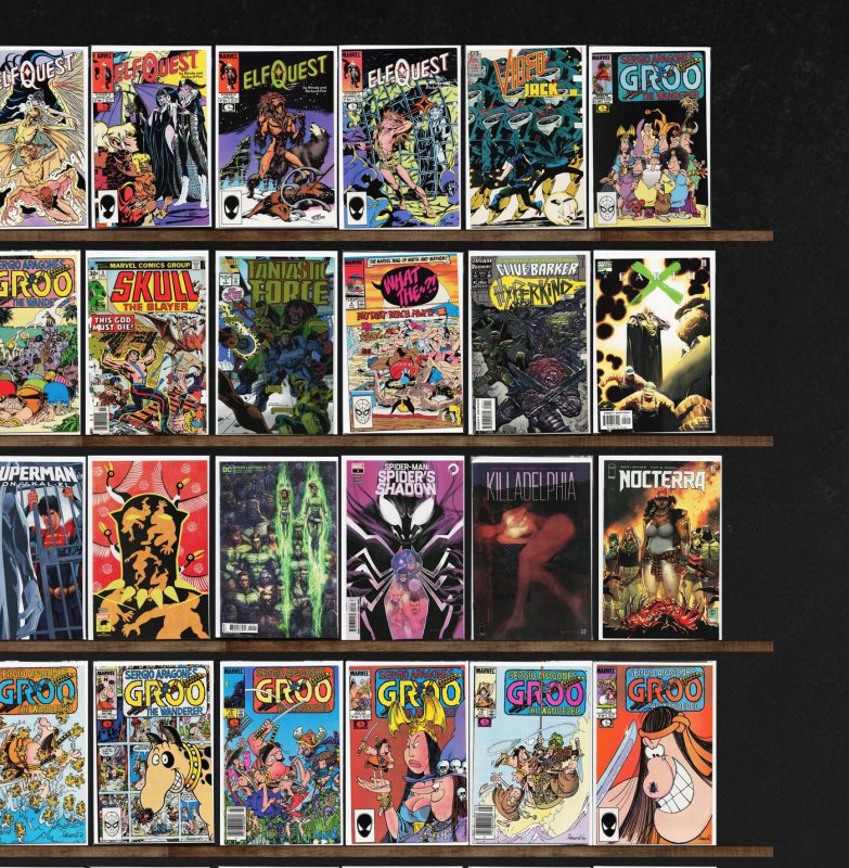 Huge Lot 150+ Comics with Elfquest, Action Comics Weekly, Hercules & More!