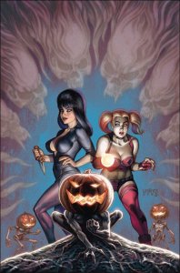 Harley Quinn X Elvira #1T VF/NM ; Dynamite | 1:30 Variant Linsner Virgin