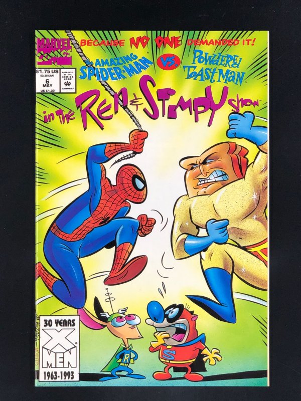 The Ren & Stimpy Show #6 (1993) Guest-Starring Spider-Man!