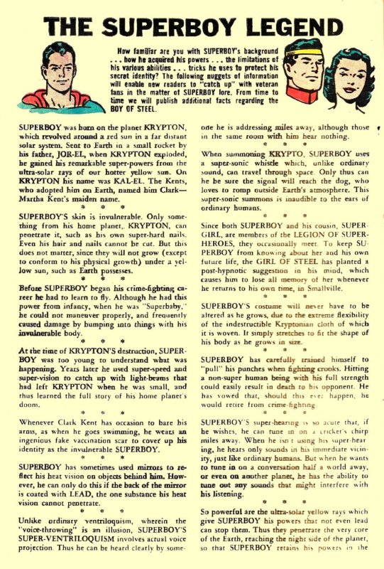 SUPERBOY #113 (Jun1964) 5.0 VG/FN  Two Fun Time-Travel Stories! Curt Swan!