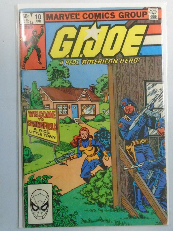 GI Joe #10 Direct edition 4.0 VG (1983 1st printing)