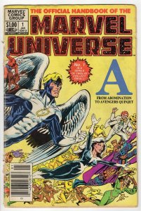 Official Handbook of Marvel Universe #1 ORIGINAL Vintage 1985 Marvel Comics