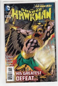 SAVAGE HAWKMAN (2011 DC) #19 CVR A JOE BENNETT