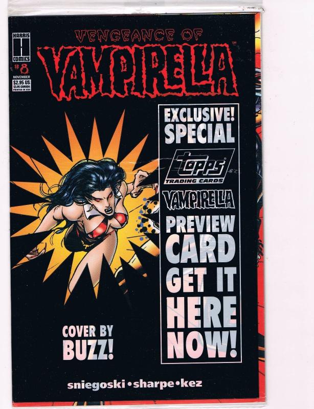 Vengeance Of Vampirella # 8 NM Harris Comic Book Special Topps Trading Card B99