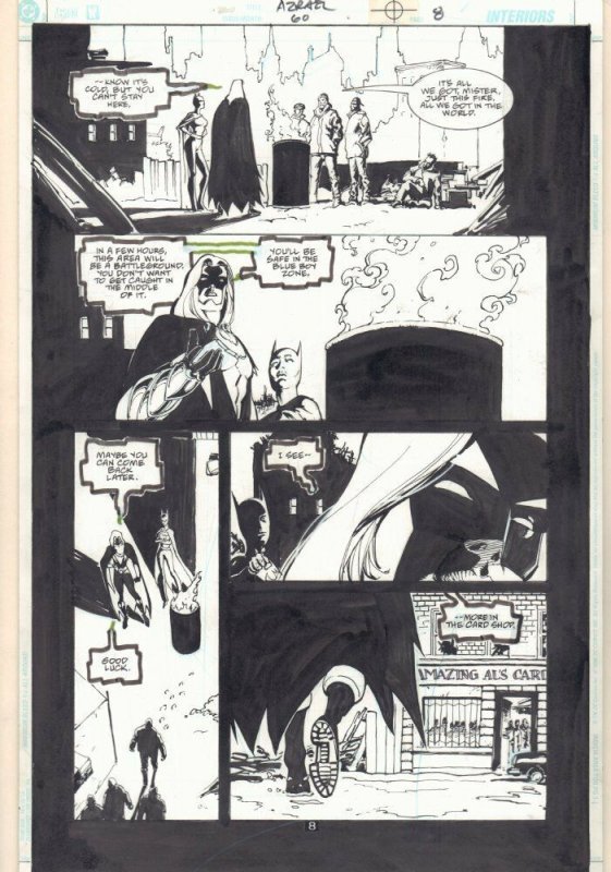 Azrael: Agent of the Bat #60 p.8 Batgirl in No Man's Land 2000 by Roger Robinson