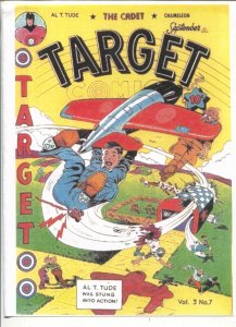 TARGET VOL 3 #7 1942-NOVELTY PRESS-BASIL WOLVERTON ART-CHAMELEON-fr 
