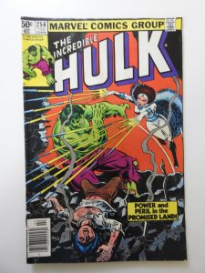The Incredible Hulk #256 (1981) VG- condition! Moisture wrinkle