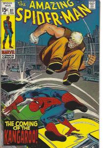 amazing spider man #81 vg+ $10.00