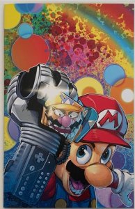 MARIO WARS - STAN YAK EXCLUSIVE RAW/FOIL/2D3D BUBBLE SET W/NUMBERED COA NM.