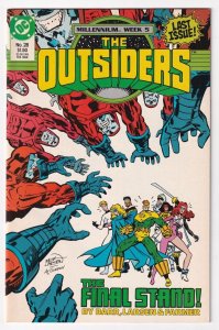 The Outsiders #28 February 1988 DC Mike Barr Erik Larsen Mark Farmer 