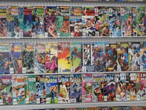 Huge Lot 210+ Comics W/ Thor, Iron Man, Spider-Man, +More! Avg FN/VF Condition!