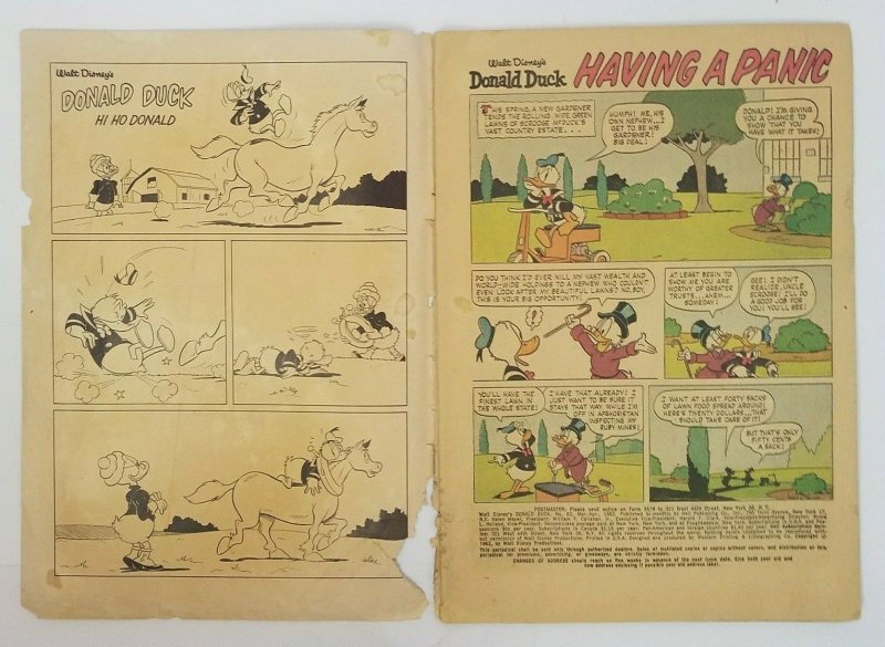 Walt Disney's Donald Duck #82 (1962) Dell Comics