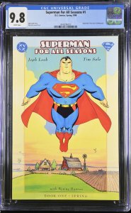 Superman For All Seasons #1 CGC 9.8 1998-comic book 4343006015