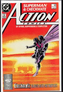 Action Comics #598 Direct Edition (1988) Checkmate