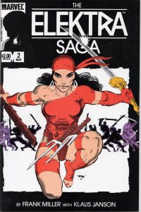 The Elektra Saga 1-4 Complete Set 1984 Marvel Comics Frank Miller Klaus Janson