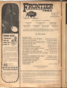 Frontier Times Magazine July 1969 - Tom Mix Circus