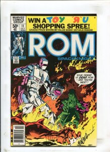 Rom #11 - Newsstand / Signed Michael Golden (9.2) 1980