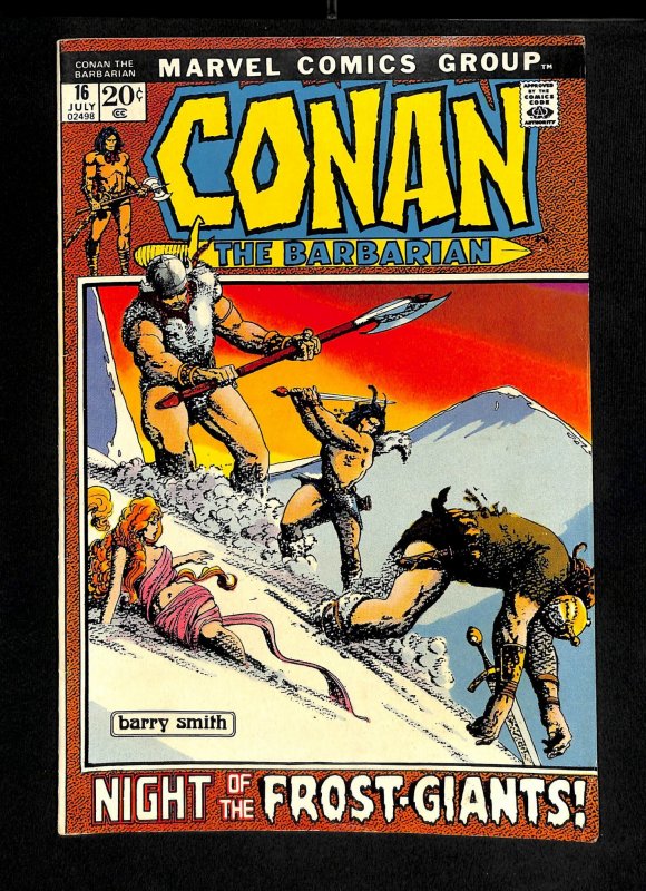 Conan The Barbarian #16