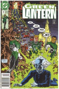 Green Lantern #7 DC Comics Newsstand December Dec 1990 (VFNM or Better)