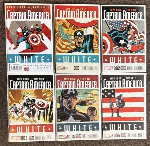 Captain America White #0,1,2,3,4,5 Marvel Jeph Loeb Tim Sale Complete Set