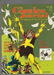 1985 COMICS JOURNAL Magazine #99 FN+ 6.5 X-Men / Arn Saba