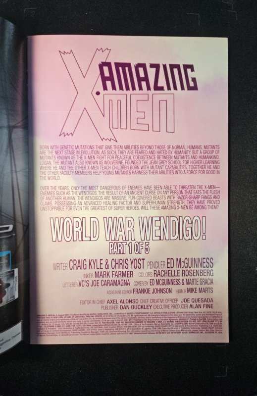 Amazing X-Men #8, NM, Marvel