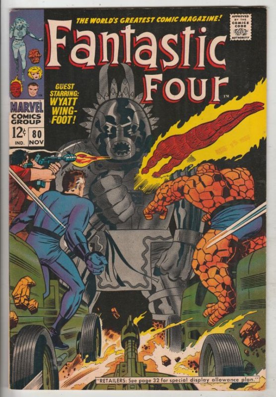 Fantastic Four #80 (Nov-68) VF/NM High-Grade Fantastic Four, Mr. Fantastic (R...