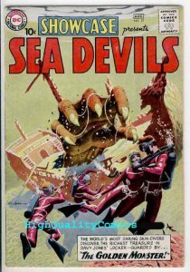 SHOWCASE #27, VG, 1st Sea Devils, Russ Heath, 1960, , more Silver age in store