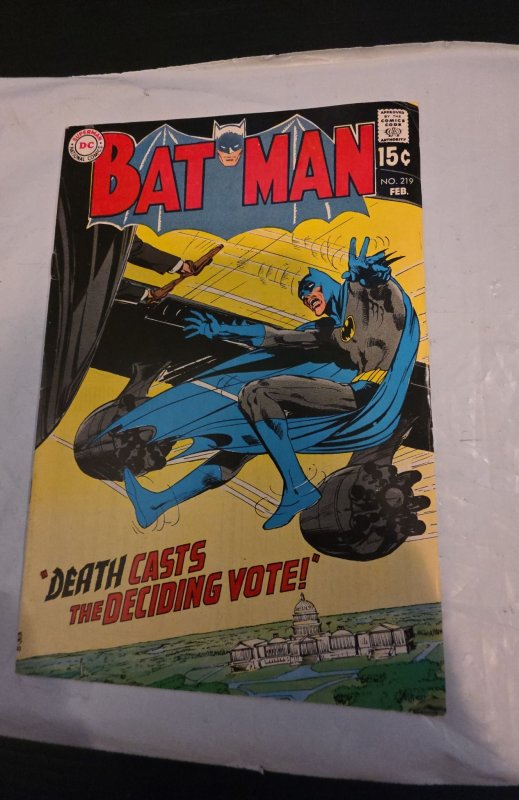 Batman #219 (1970)deathcasts the deciding vote