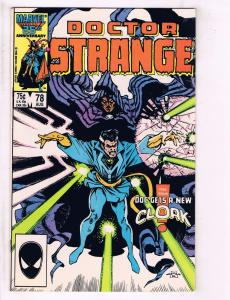 Doctor Strange # 78 NM Marvel Comic Book Cloak & Dagger Appearance 1986 J110