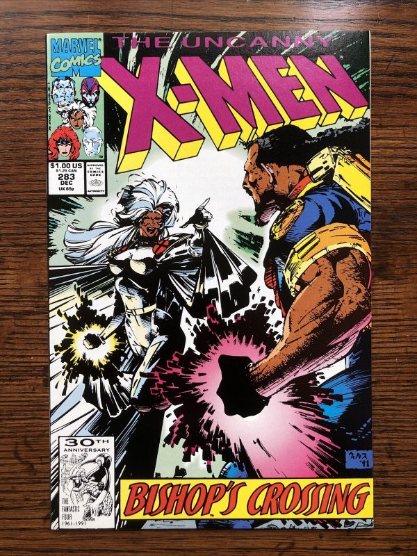 Uncanny X-Men #283 PERFECT!! 1991 Marvel 1st Full Appearance Bishop 