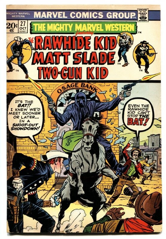 MIGHTY MARVEL WESTERN #27 comic book-RAWHIDE KID/TWO-GUN-KIRBY