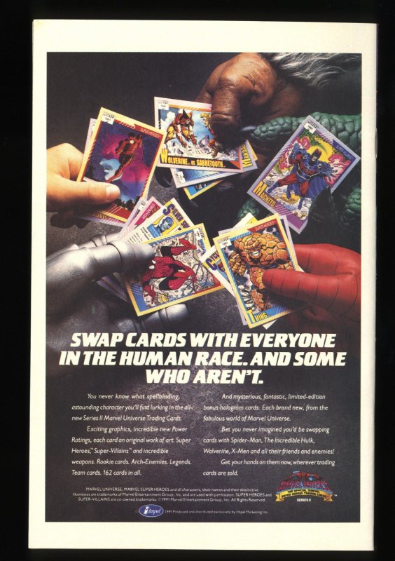 X-Force #2 NM- 9.2 Signed by  Fabian Nicieza! 2nd Deadpool!