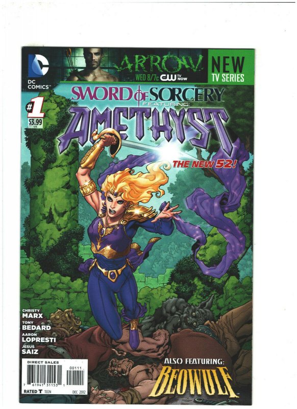 Sword of Sorcery Featuring Amethyst #1 VF+ 8.5 DC Comics 2012 New 52 